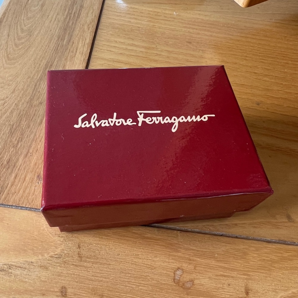 Salvatore Ferragamo Burgundy Gift Box